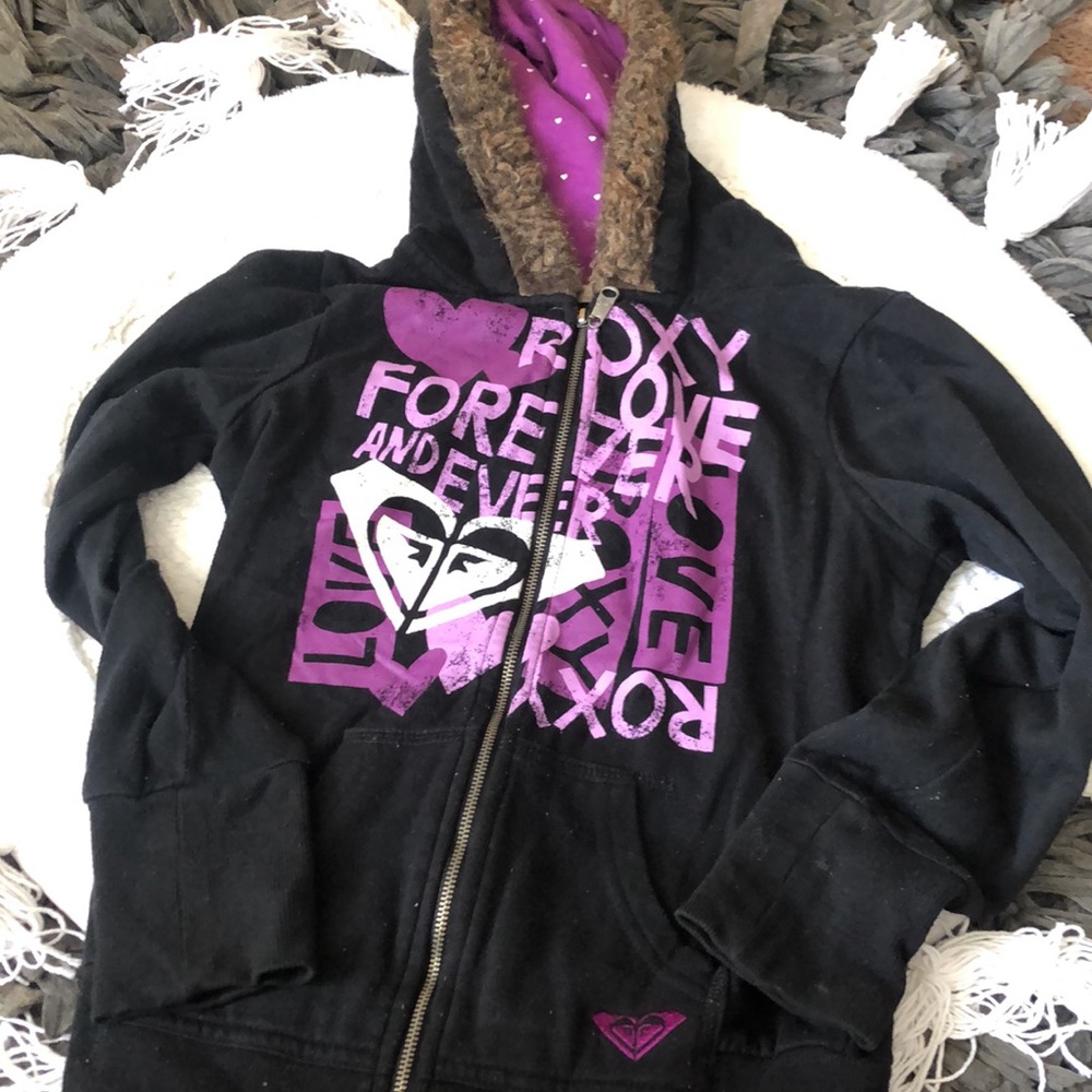 Girls Roxy Zip Up - Picture 2 of 4